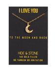 I Love You- To The Moon And Back Necklace